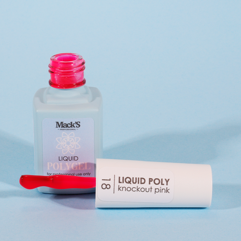 Polygel lichid / Knockout Pink 18